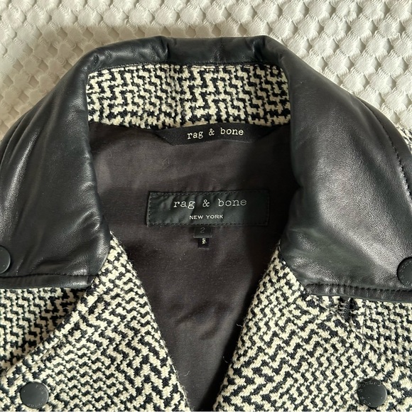 Rag & Bone Houndstooth jacket Size 2 - Picture 2 of 7